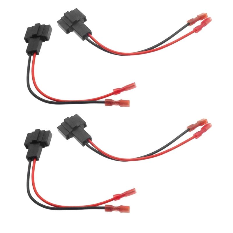 4er-Pack Lautsprecherkabel-Adapterstecker, Ersatzkabelbaum-Adapterstecker für Seat Exeo Leon Mk3