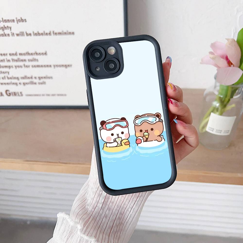 Cute Bubu Dudu Cartoon Phone Case For IPhone 17 16 15 14 13 12 11 Air Plus Pro Max Soft Back Cover