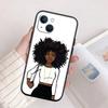 BH34 Melanin Black People Afro Girls Case for Samsung A11 A12 A13 A15 A52S A53 A55 A56 A70 A71 A72 A73 F06 F16 F56 S10 Plus S10e