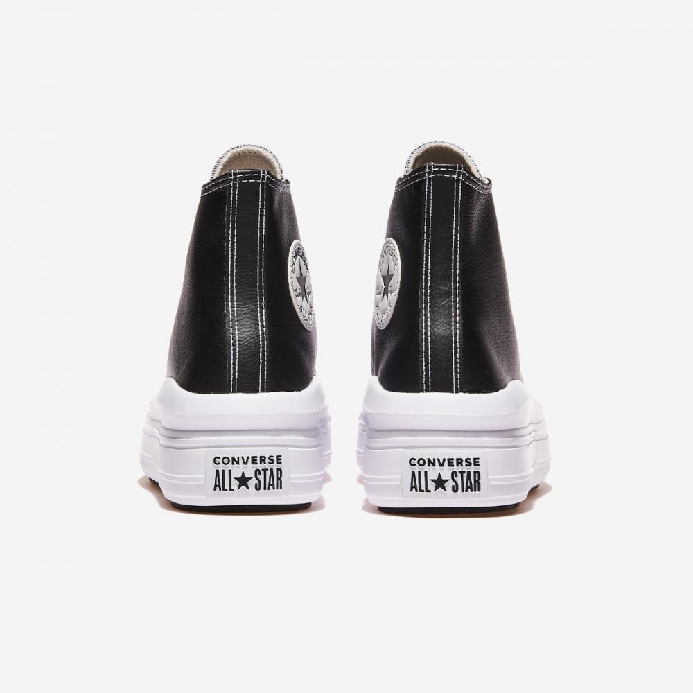 Converse Chuck Taylor All Star Move Leather Black High A04294c Black White White