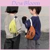 Stylish Corduroy Children's Chest Bag For Boys And Girls With Trendy Letter Design