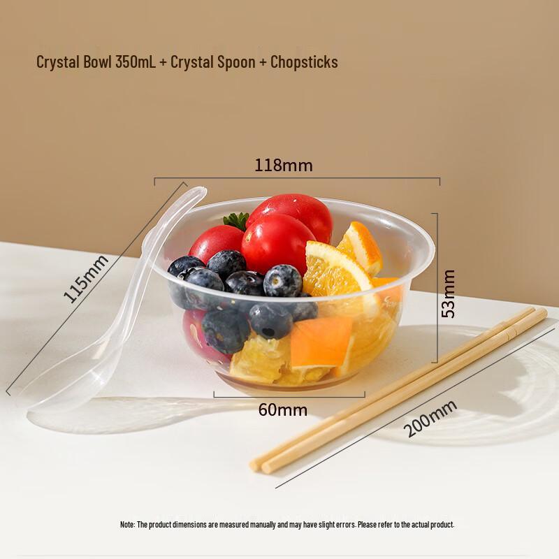 OLOEY Disposable Plastic Cutlery Set