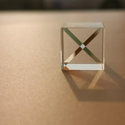 1 Pc Dispersed Light Prism Color Cube Geometry Prism Photography Science Experiment Instrument Optical Glass Home Decoration Child Gift