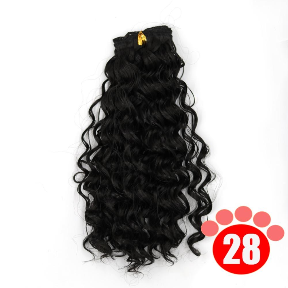 Gradient Color BJD SD Doll Hair Curly Hair Blyth Doll Wigs Accessories  Wig Making