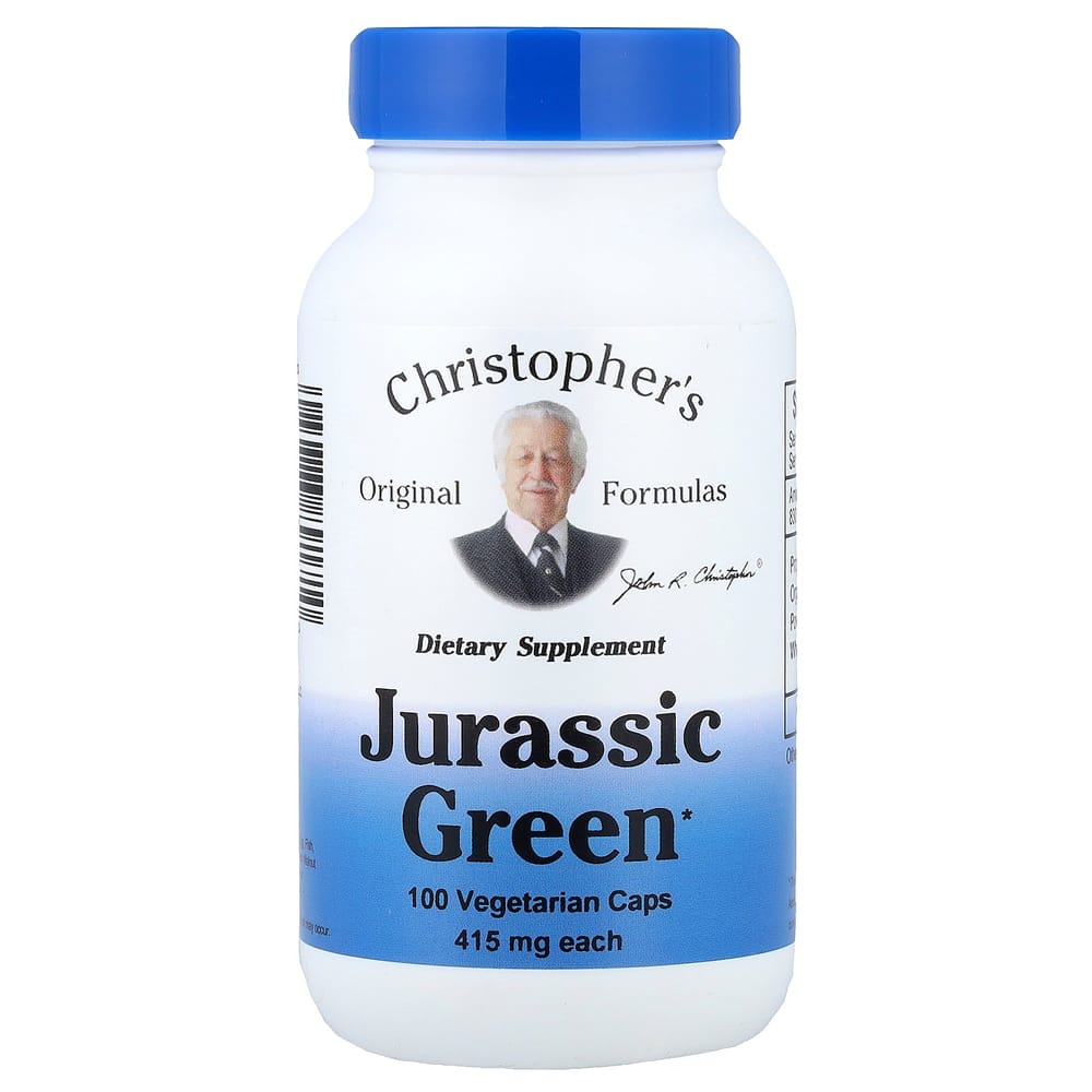 

Christopher s Original Formulas Jurassic Green 415mg Veggie Capsules, 100 Count 100 pcs - 1 ea