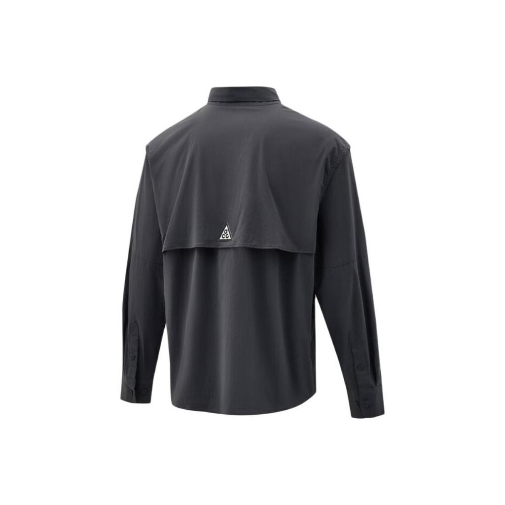 Nike ACG Serie Als U Dfadv Uv Orb Bequemes Polo Knopf Langarmhemd Herrenhemden HJ2466060