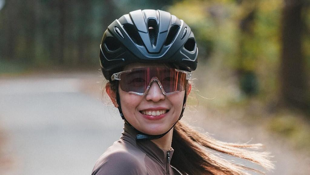 OGK KABUTO Bicycle Sunglasses 122PH Earth Clear Photochromic Blue/Red