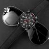 Fashion Men's Watch Fashion Leather Quartz Watch Large Dial Digital Watch Classic Business Watch Men's Calendar Watch Student Men's Watch