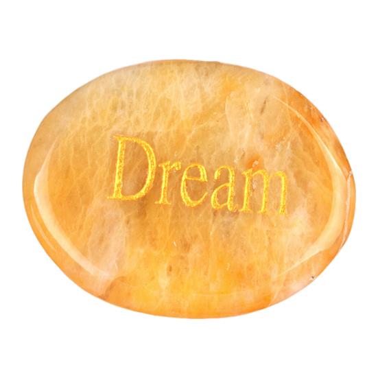 Inspirational Palm Stone Engraved Crystal Agate Worry Stone for Anxiety Relief Friendship Keepsake Natural Pocket Mindfulness Gifts