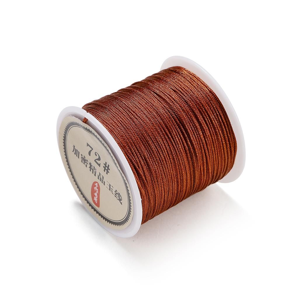10/50M Dia 0.8mm Waxed Cord Jade Thread Cord String Strap Necklace Rope Bead DIY Jewelry Making for Bracelet Necklace