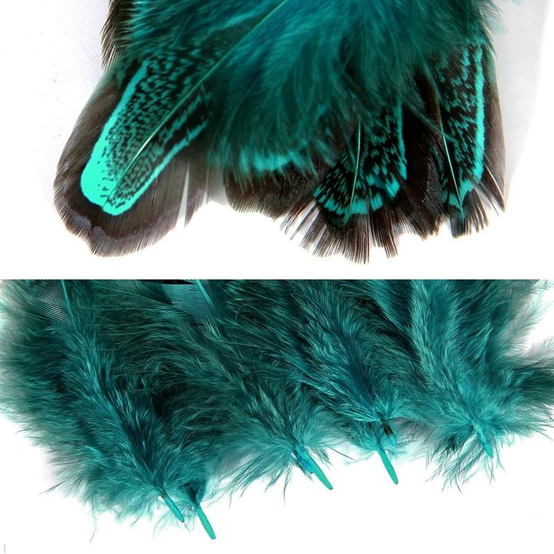 100Pcs Pheasant Chicken Feathers Plumes DIY Carnival Wedding Decor And Accessories For The Table Headdress Handicrafts Supplies