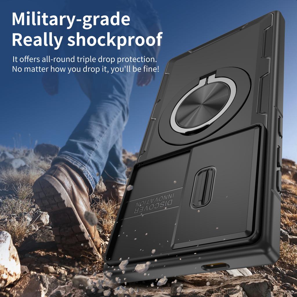 Fall Protective Magnetic Ring Cover Case for Samsung Galaxy A17 5G A16 A26 A36 A56 A15 S25 Ultra S24 S26 Plus Cell Phone Cases