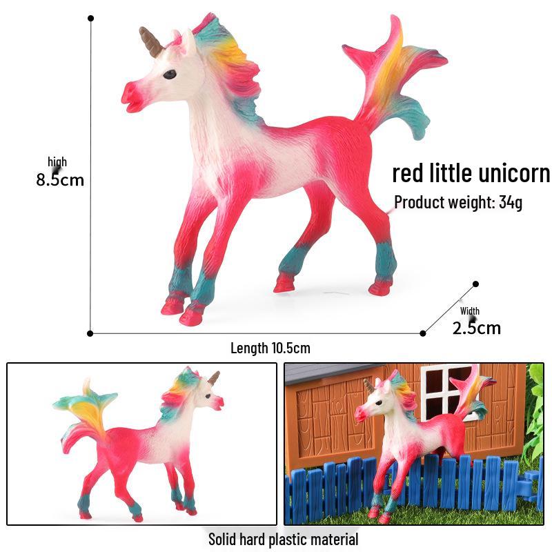 European Mythology Pegasus & Unicorn Children's Toy Figurine Set