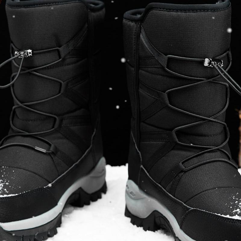 Men’s Winter Snow Boots Women Waterproof Hiking Boots Unisex Durable Outdoor Boots