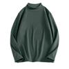 Men's Double-Sided German Velvet Long-Sleeve T-Shirt with Half-High Collar - Warm, Thick Autumn/Winter Base Layer