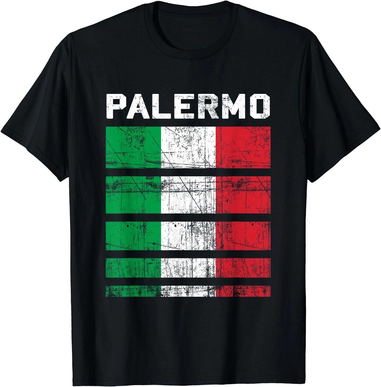Men s and Women s T-shirts NEW Palermo Sicily Sicilia Sicilian Italian Flag Italy Italia Tee T-Shirt S-3XL XXXXL