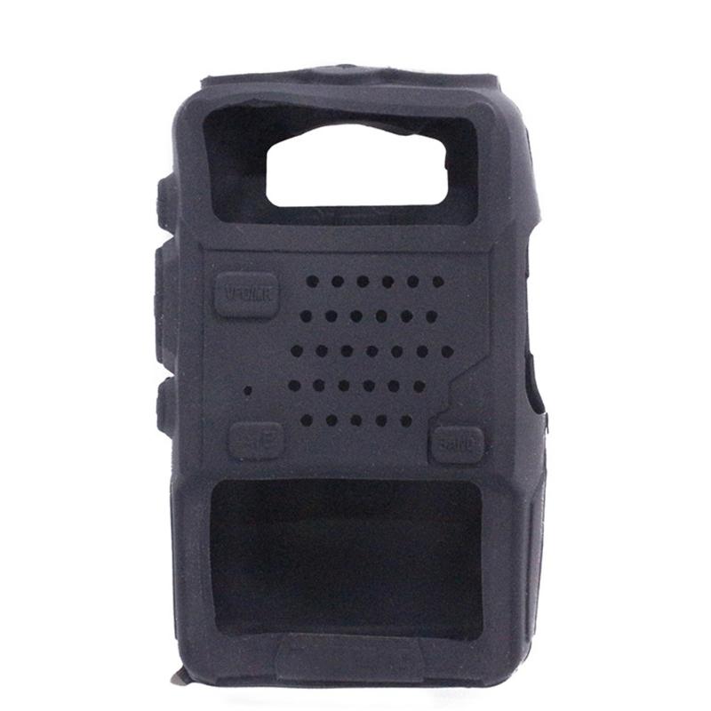 Capa de Silicone Ergonômica Macia com Proteção de Silicone de Corte Preciso Instala Facilmente Tampa de Silicone Removível para BF-UV5R
