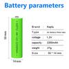 AA Rechargeable Battery 1.2V Ni-MH 2200mAh with Welding Tabs, for Electric Shavers & Toothbrushes