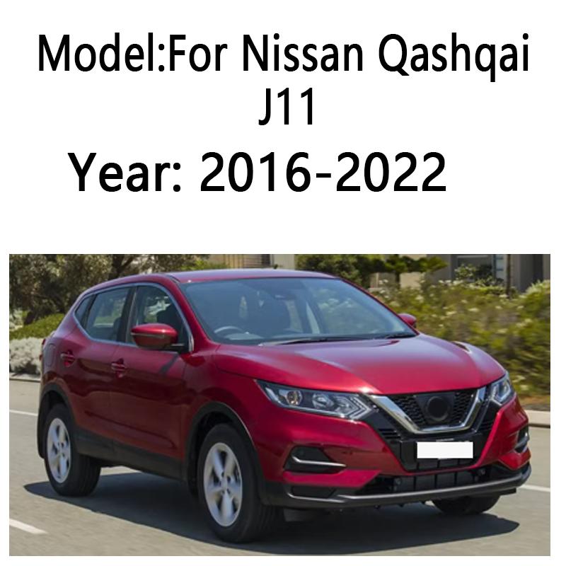 For Nissan Qashqai J11 2016-2022 Window Door Visor Vent Awning Sun Rain Wind Guard Cover Deflector Weathershield Car Accessories