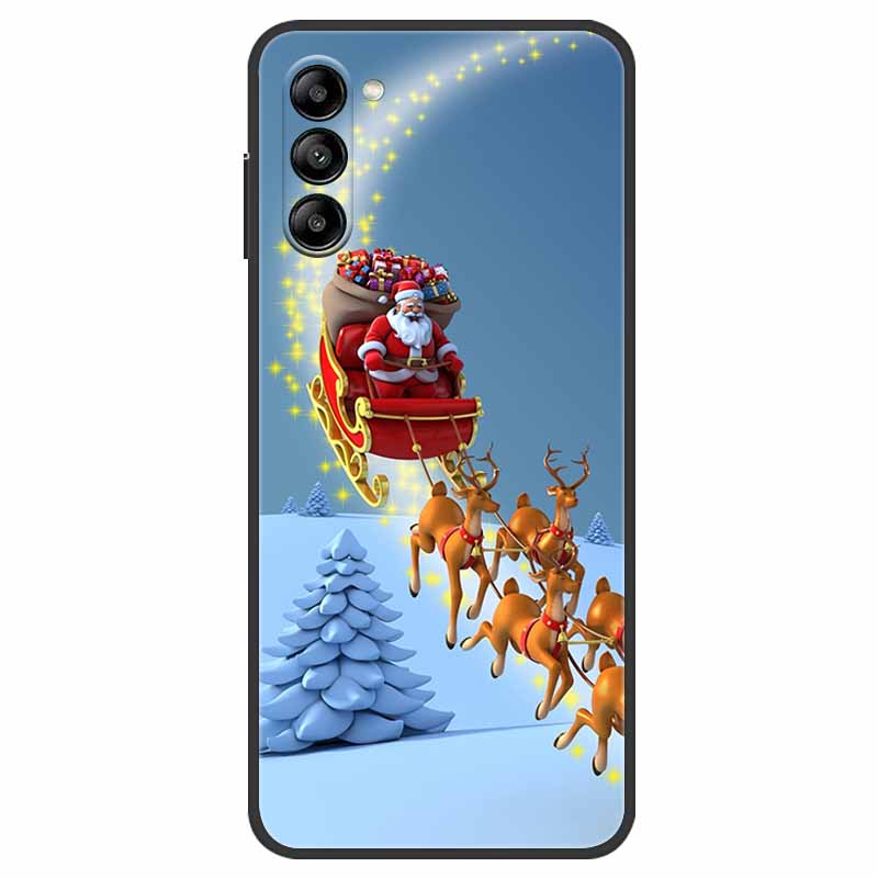 For Samsung Galaxy S23 Plus FE Ultra Case Cover Christmas TPU Soft Silicone Phone Back Cover Case for Fundas Samsung Galaxy S 23