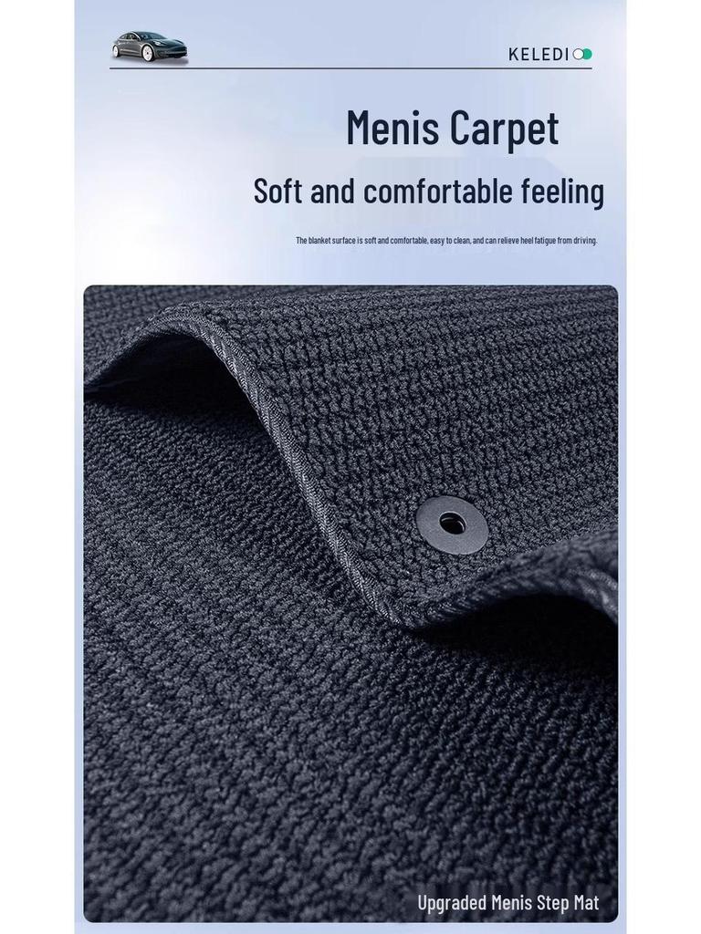 Tesla Model 3/Y Trunk & Rear Seat TPE Mat - Baby Safe