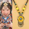 Xizang Retro Fringed Headdress, Forehead, Bohemian Collarbone Necklace, Pendant, Travel Photo Hair Jewelry, Women