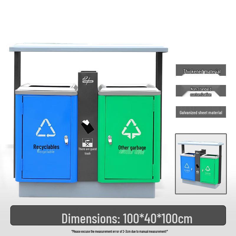 

Outdoor Stainless Steel Waste Bin