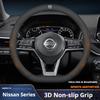Auto Lenkradabdeckung Qashqai Juke X-Trail Patrol Note Leaf Altima Maxima Micra Murano Rogue Pulsar Sentra Teana Tiida
