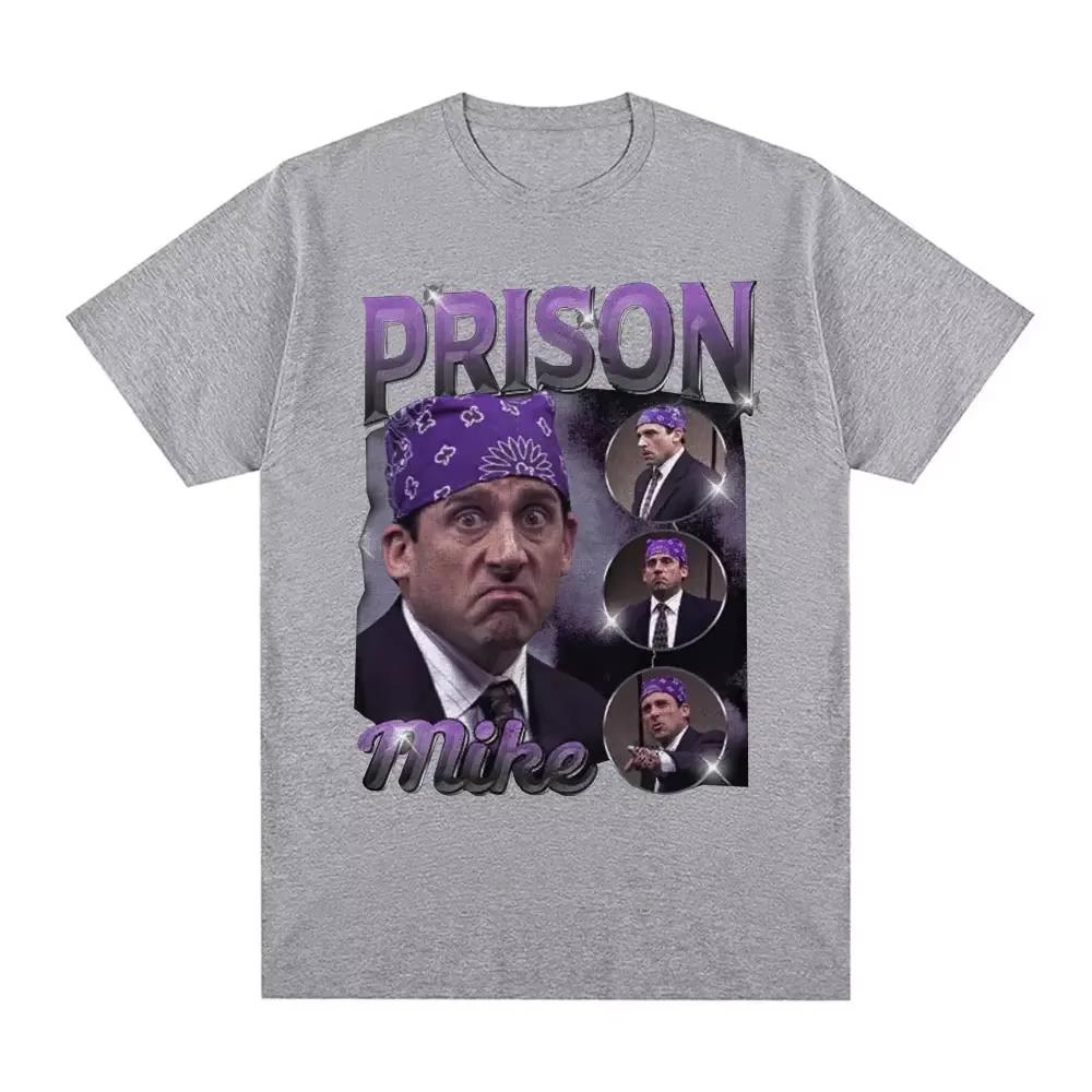 Prison Michael Scott Tribute Tshirt TV Series Office Dwight Schrut Jim Halpert Tshirt Womens Short Sleeve Tshirt