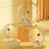 Silent Bracket Golden Hamster Exercise Wheel Toy Roller Small Pet Jogging Wheel  Guinea Pigs