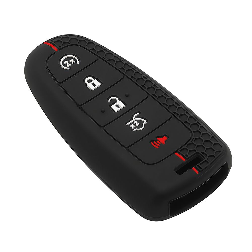 5 Buttons Silicone Remote Car Key Case Cover Fob For Ford Explorer Edge Escape Flex Taurus 2011 2012 2013 2014 Smart Key
