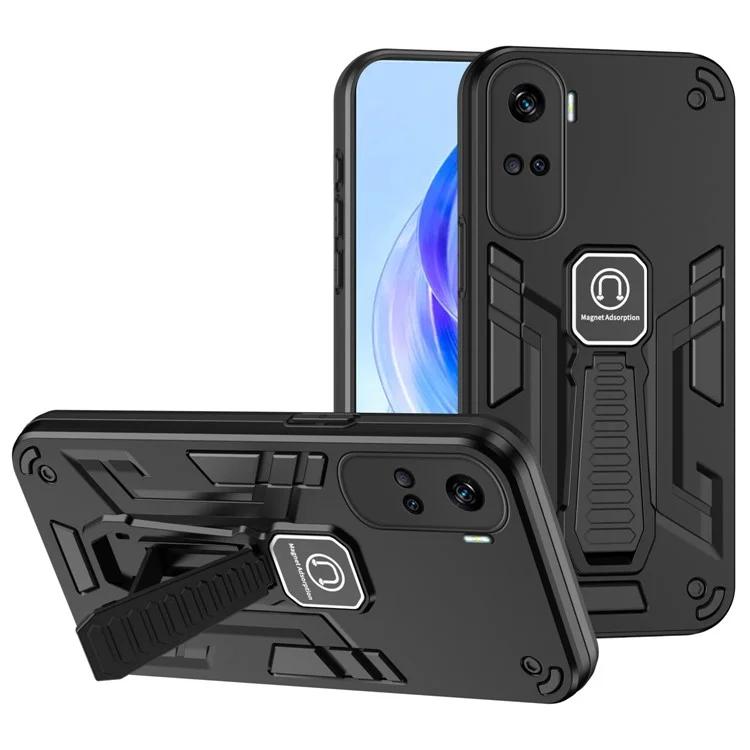 

For Honor 90 Lite 5G Armor Phone Case Hard PC Soft TPU Dual-Layer Protective Cover