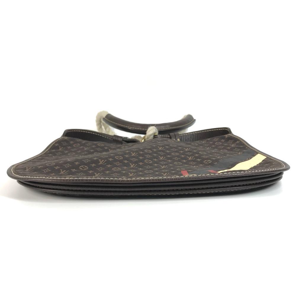 Louis Vuitton M40021 Monogram Mini-Lin Aman Bag Crossbody Flap Shoulder Bag