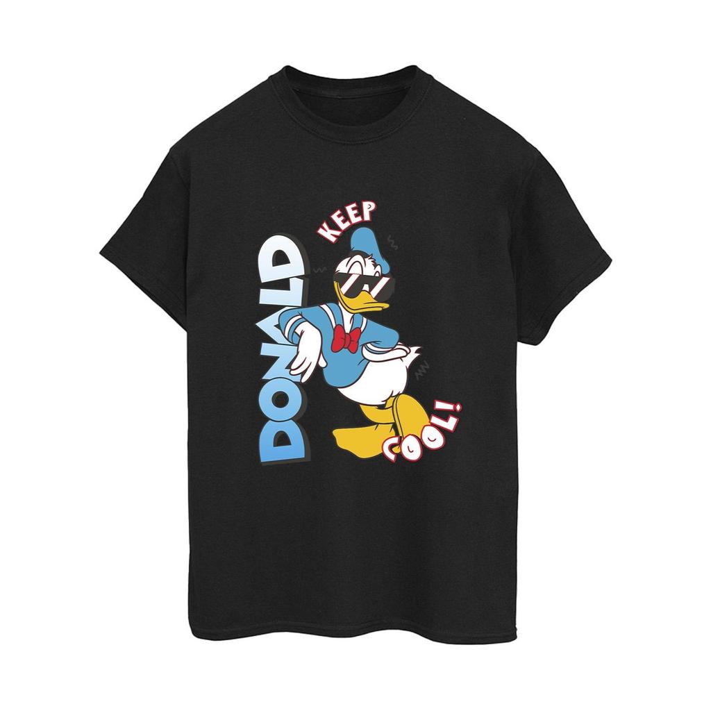 Disney Womens/Ladies Donald Duck Cool Cotton Boyfriend T-Shirt