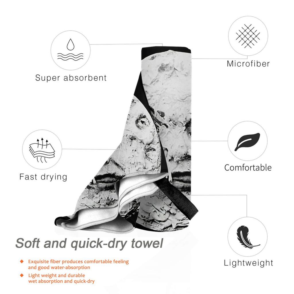 A Trip To The Moon Beach Towel Soft Microfiber Quick Dry Absorbent Quick Towels For Bath