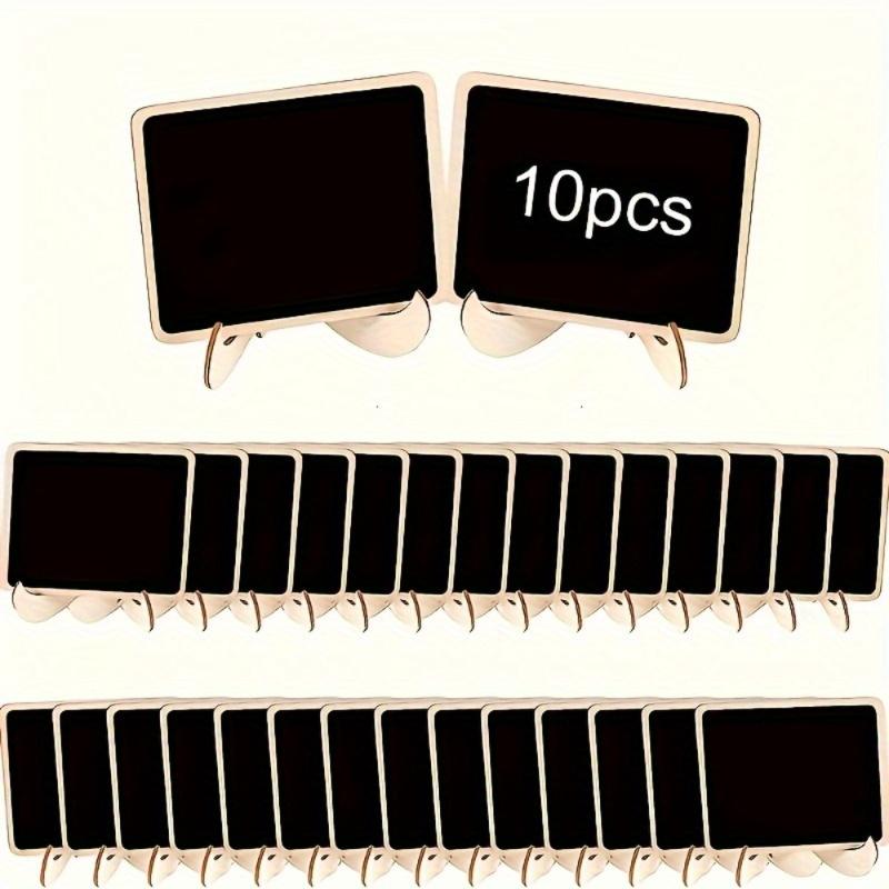 Wooden Chalkboard-Style Statue Decor ,Smooth Erasable Surface for Restaurants, Cafes, Home Parties - Indoor/Outdoor Home Decor