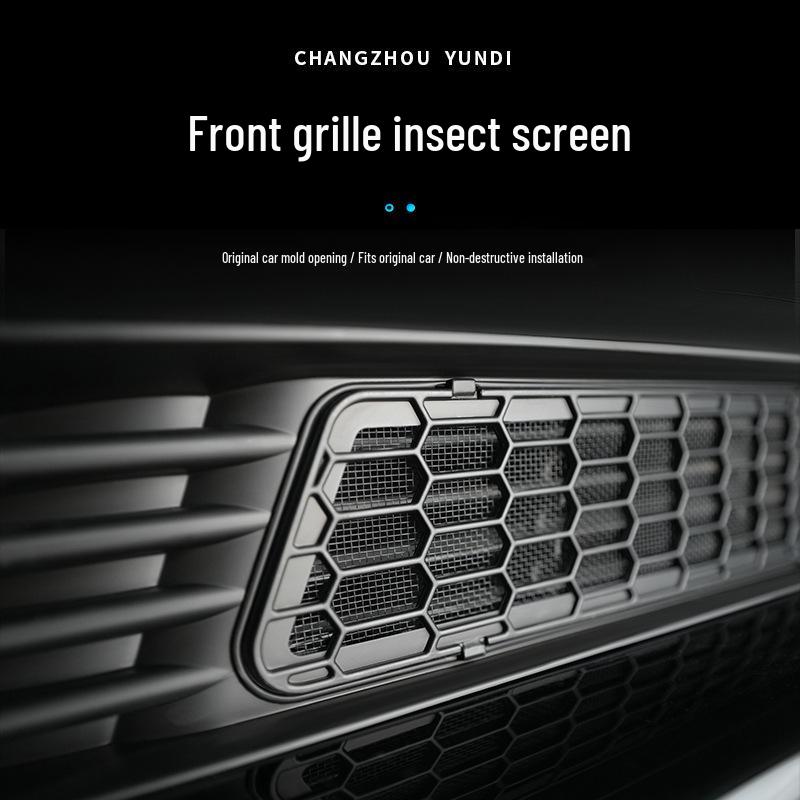 Tesla Model Y Insect Net & Air Inlet Protector with Water Deflector Tray