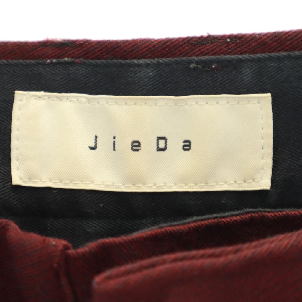 Jieda Made In Japan Gabardine Tuck Slacks Pants 2 Bordeaux Men's Used