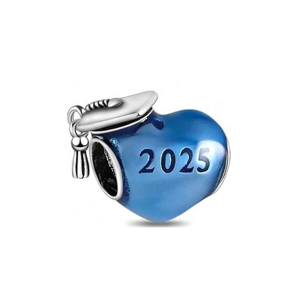 Copper Graduation Season Degree Cap Beads Owl Pendant Teacher Pen Charms Fit Original Bracelet Women Diy Jewelry Accessories