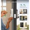 Veise Keyless Entry Door Lock, Electronic Keypad Deadbolt, Keyed Entry, Auto Lock, Anti-Peeking Password, Back Lit & Easy Installation Design, Satin
