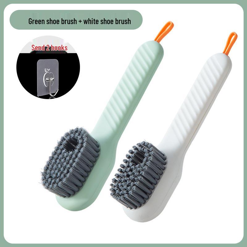 Homejia Press-Type Soft Bristle Shoe Cleaning Brush