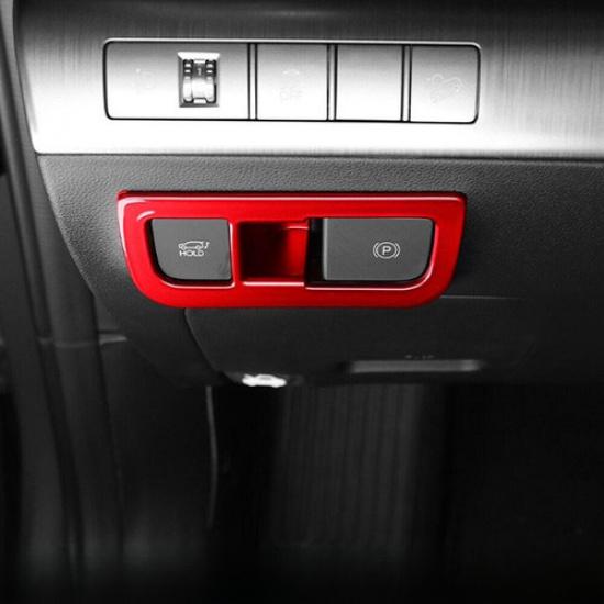Inner Tailgate Rear Door Switch Trim 1PCS For Hyundai Kona 2024-2025 Bright Red