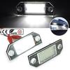 Fit For Ford Focus 2 MK2 03-08 C-MAX Car License Plate Lights 12V LED White Number Lamps Plate Light Tail Signal Lamp Assembly