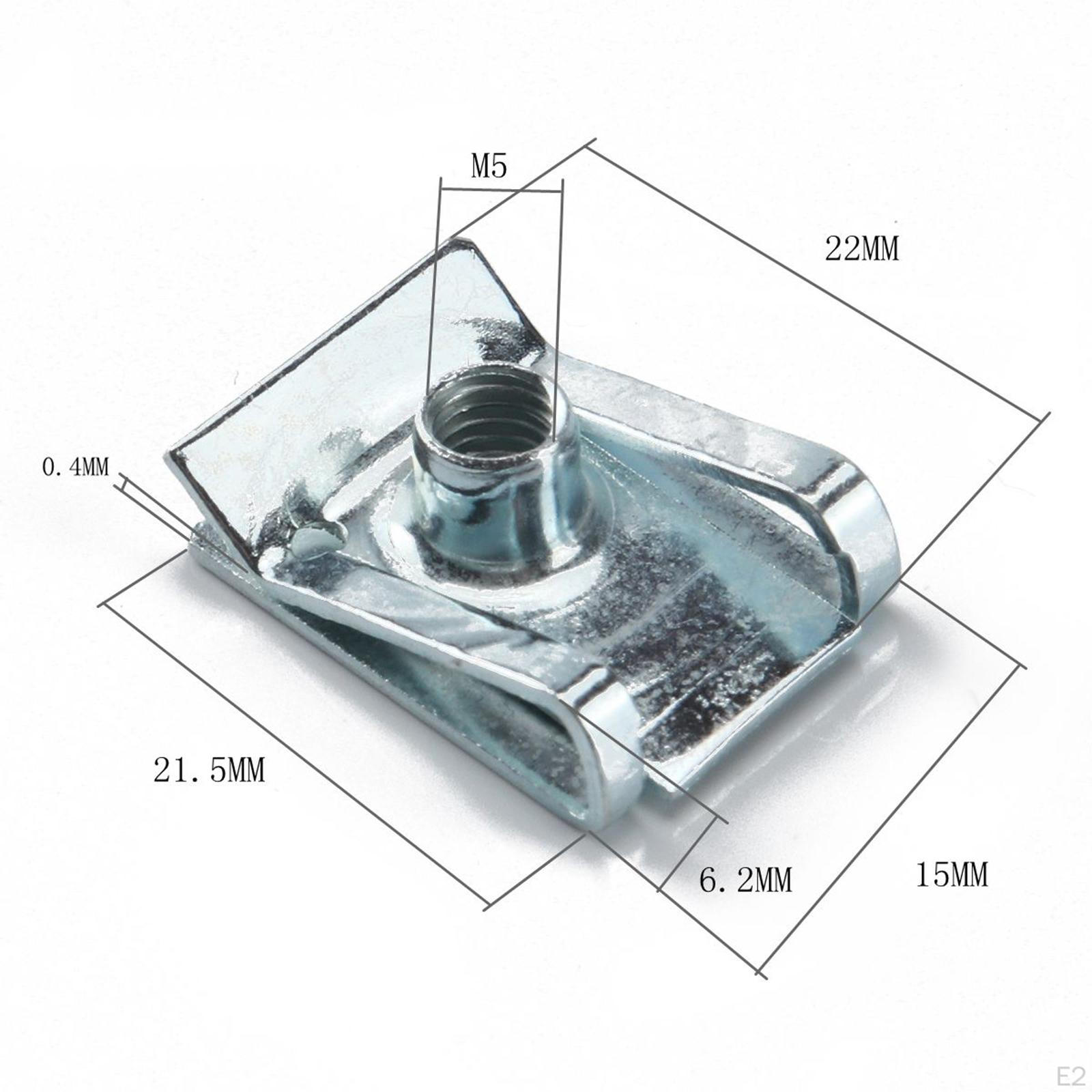 105 крепежная панель с зажимной гайкой для автомобиля — фото 3