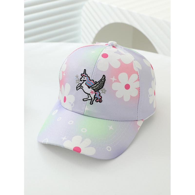 High quality children's hat unicorn cartoon baseball cap spring and autumn boys and girls outdoor sunshade cap