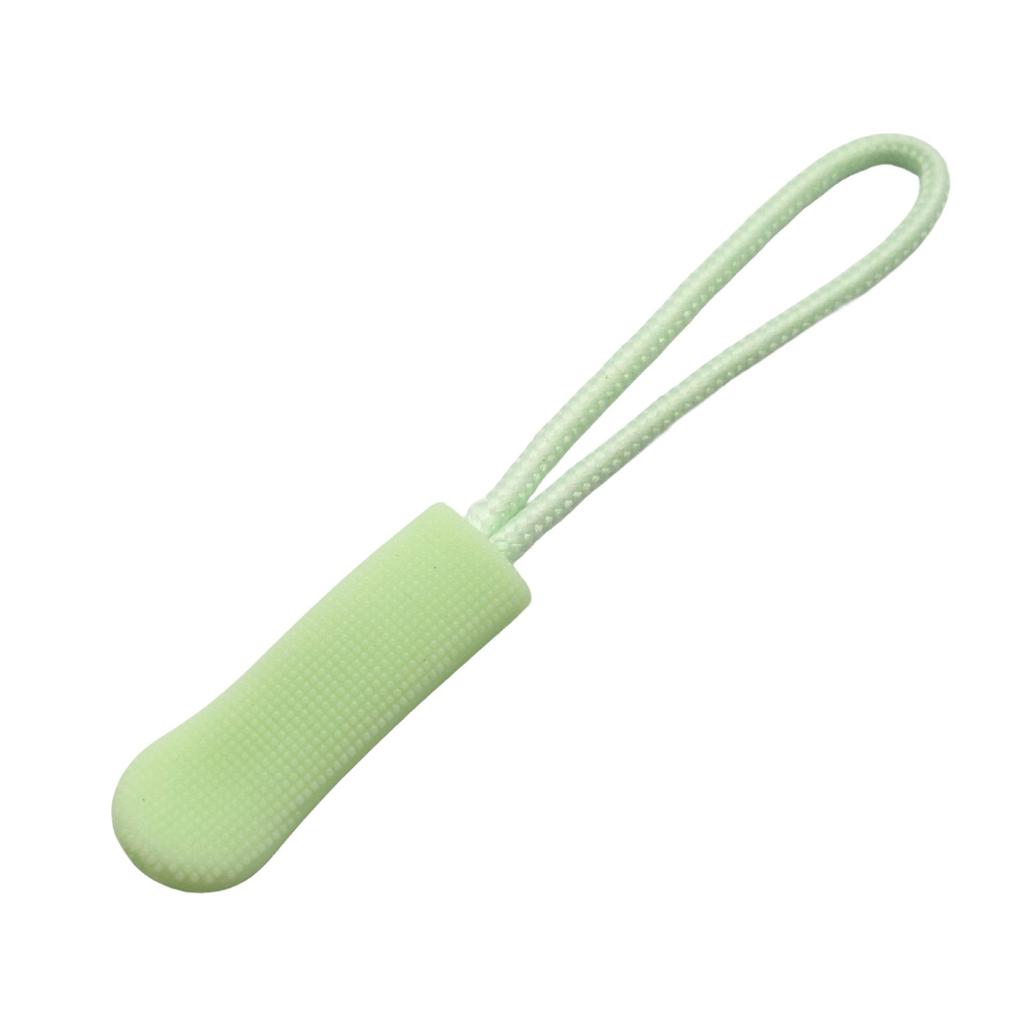 Colored PVC Zipper Pull Rope with Removable Drawstring and Rubber Pull Tab for Bags and Luggage