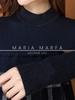MARIA MARFA Checked Long Perfect for Size M Women's Dress, Sleeves, Commuting, Black, (5A-M07-BKM)
