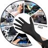 20/50/100PCS Black Disposable Nitrile Gloves Industrial Grade Safety Gloves for Mechanic Automotive Tattoo Cleaning Latex Free