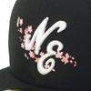 New Era Cap 59FIFTY NE Logo Sakura Black 7 14 5950 CLASSIC NE SAKURA BLK 14523124 NER36C6654