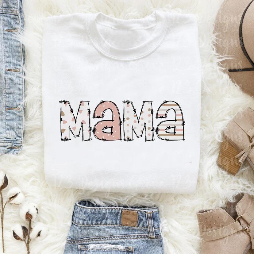 Summer Round Neck Printed Top Fashionable Casual Cute Short Sleeved Women's Pure Cotton T-shirts